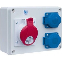 Rozešu bloks 2x230v+32A5P IP44