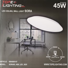 LED gaismeklis SORA 45W