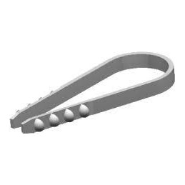 Dībelis apskava 6mm 3-13 balts