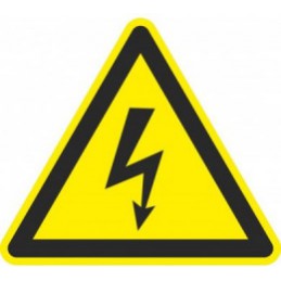 Elektrības brīdinājuma zīme...